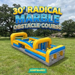 30Ft Radical Marble Obstacle Course