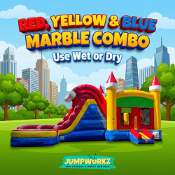 Red, Yellow & Blue Marble Helix Wet/Dry Combo